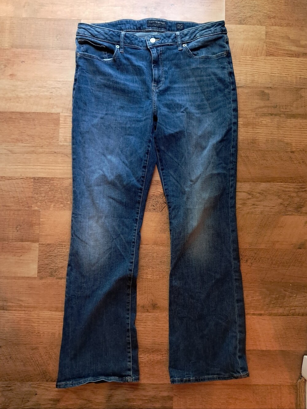Lucky Brand Lolita Low Rise Boot Cut Jeans Size 16
